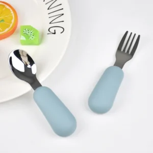 set de couvert bébé acier inoxydable