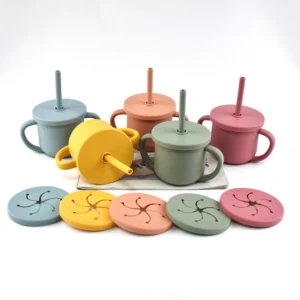 coffret repas bébé design en silicone