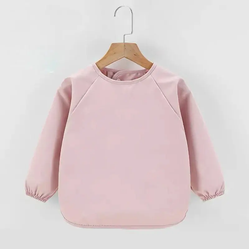 Bavoir bébé manches longues imperméable – Image 2
