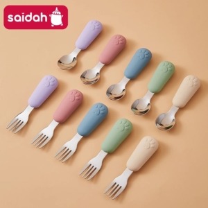Ensemble de couverts enfant en inox - lot de 2 -vaissellebebe.com