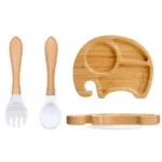 kit assiette bébé en bambou