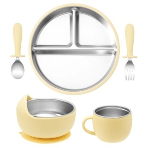 vaisselle bébé inox