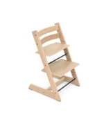 chaise haute bébé en bois
