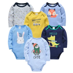 body manche longue bébé garçon -lot de 6